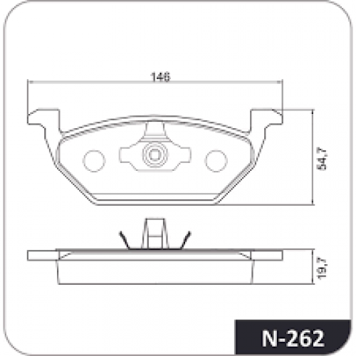 JG PASTILHA DE FREIO DIANT COBREQ AUDI A3/POLO