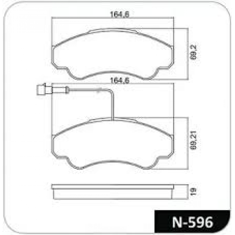 JG DE PASTILHA DE FREIO DIANTEIRA COBREQ JUMPER/DUCATO