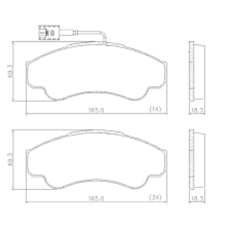 JG DE PASTILHA DE FREIO DIANT LONAFLEX DUCATO/JUMPER