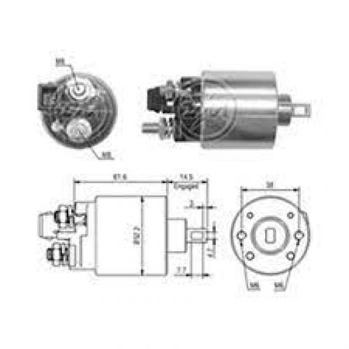 AUTOMATICO MOTOR DE PARTIDA A3 GOLF