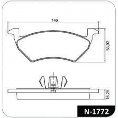 JG DE PASTILHA DE FREIO DIANT COBREQ VW UP 14 A 17