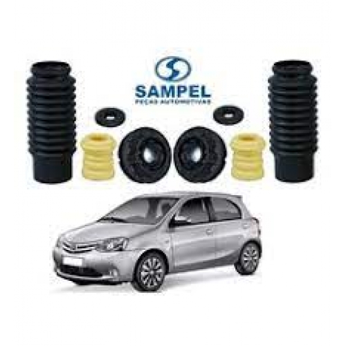 KIT AMORT SUSP DIANT COMPLETO SAMPEL ETIOS 12>...