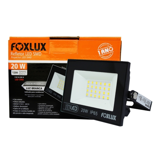 REFLETOR DE LED SMD LUZ FRIA 20W