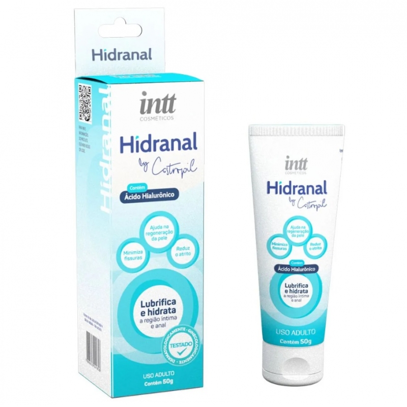 Hidranal Lubrificante Hidratante Anal com Ácido Hialurônico 50g