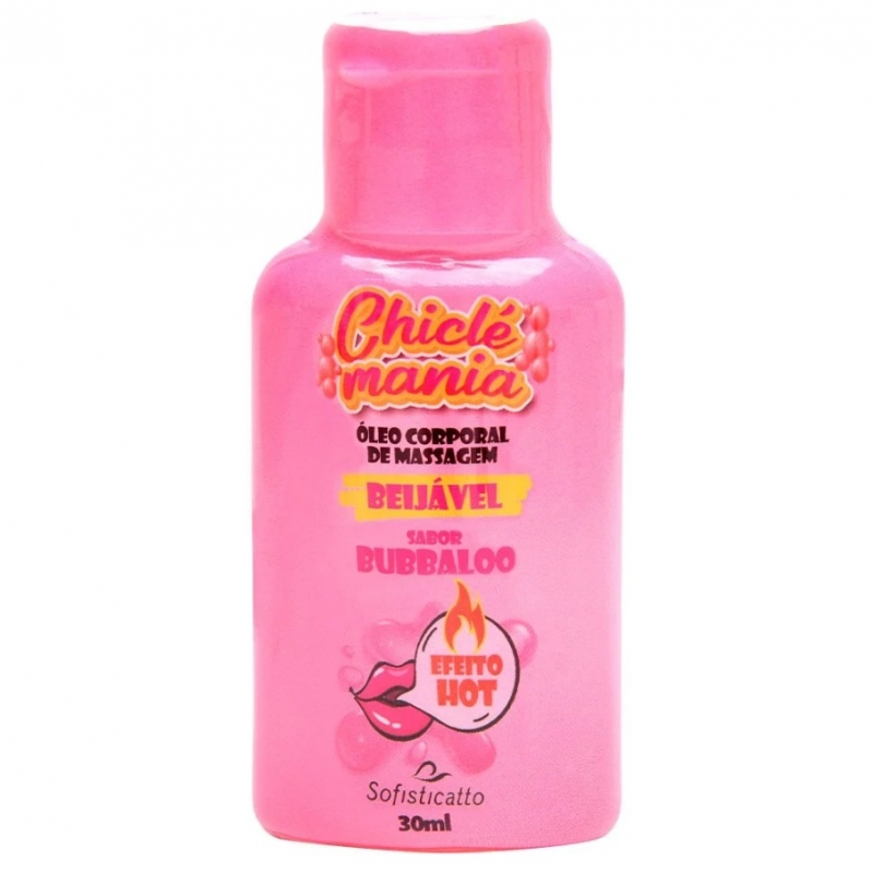 Chiclé Mania Óleo Corporal Beijável 30 ML Sofisticatto