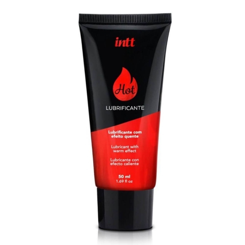 Lubrificante Hot a Base de Água Sabor Morango 50ml Intt