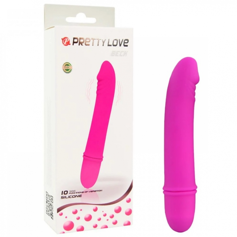 Beck Vibrador com Glande 10 Vibrações