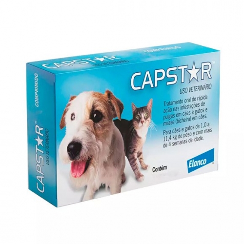 CAPSTAR 11,4 MG ATÉ 11,4 KG