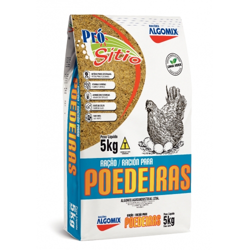 RACAO AVES POSTURA 5 KG ALGOMIX