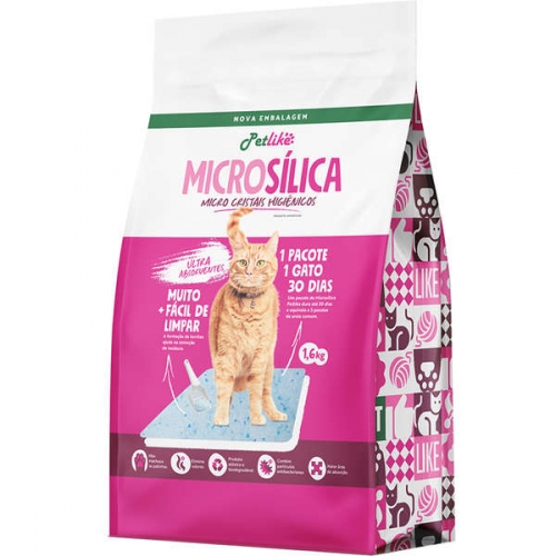 MICRO CRISTAIS DE SILICA GOOD CAT 1,6KG FINA