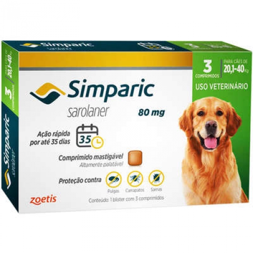 SIMPARIC 80 MG CX C/ 1