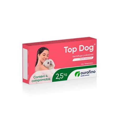 TOP DOG 2,5 KG 250 MG OURO FINO 1 COMP