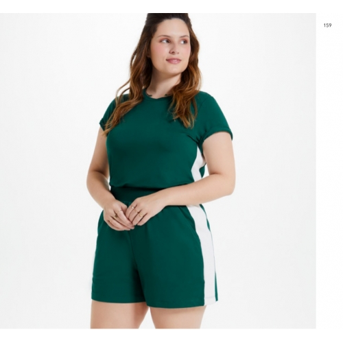 CONJUNTO PLUS SIZE MALHA MOLETINHO