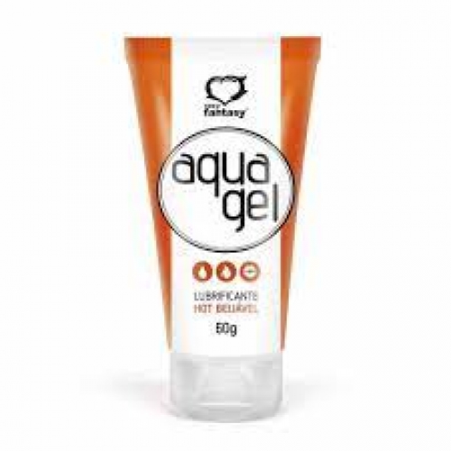 LUBRIFICANTE BEIJÁVEL AQUA GEL HOT