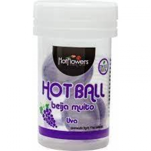 BOLINHA HOT BALL BEIJA MUITO UVA