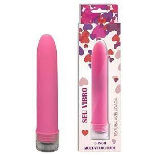 VIBRADOR PERSONAL 13CM - 5 INCH MULTIVELOCIDADE AVELUDADO