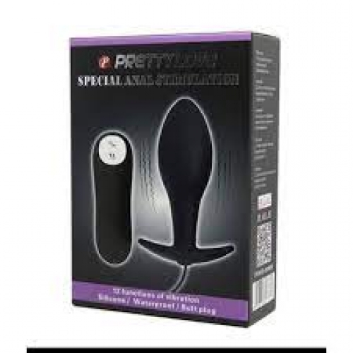 PLUG ANAL C/CAPSULA VIBRATORIA E CONTROLE REMOTO REF.BI040038