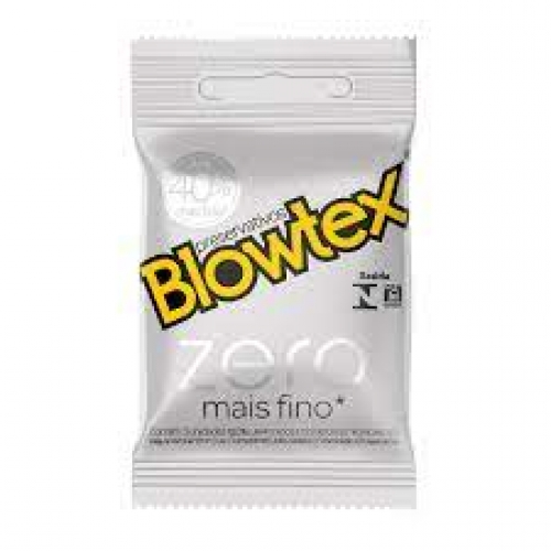 PRESERVATIVO BLOWTEX ZERO - 50% MAIS FINO