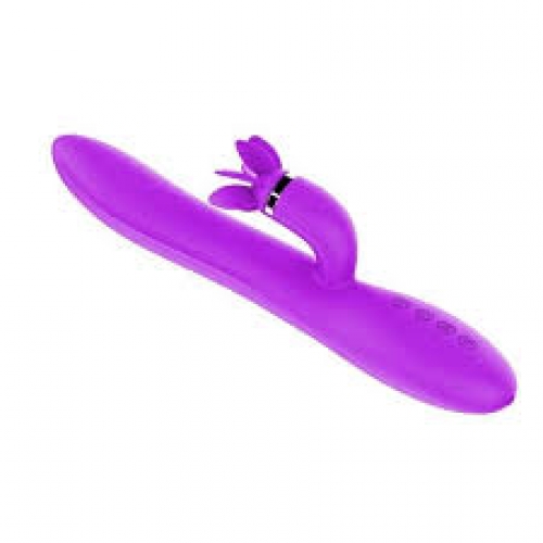 VIBRADOR FEMALE VIBRATORS COM ESTIMULADOR DE CLITÓRIS -12 VIBRAÇÕES