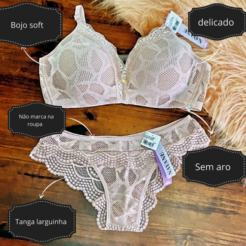 Conjunto top bojo sem aro Nayane ST53