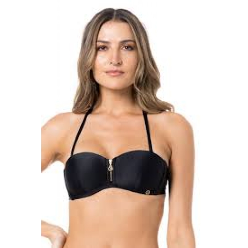 BIQ.P/CIM TOP BANDEAU ZIPER LUA MORENA REF.10552