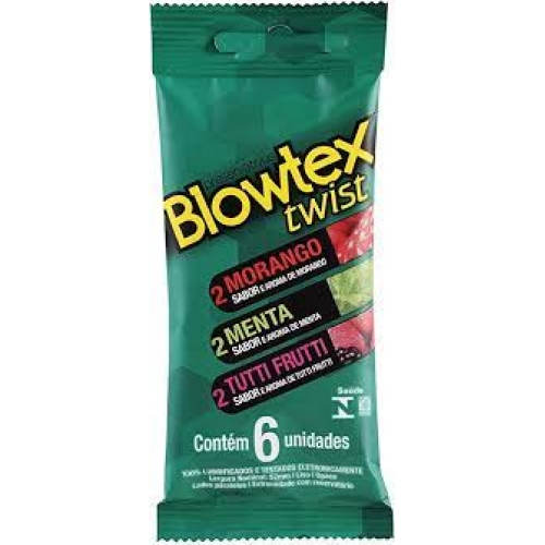 PRESERVATIVO BLOWTEX TWIST C/6 REF.TWIST