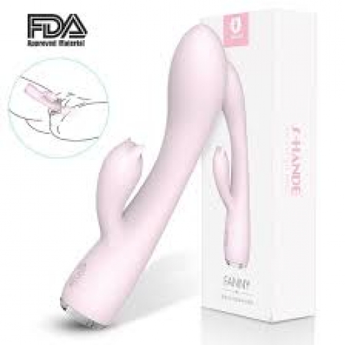 VIBRADOR DE PONTO G E CLITORIS RECARREGAVEL 9 MODOS DE VIBRACAO FANNY REF.5981