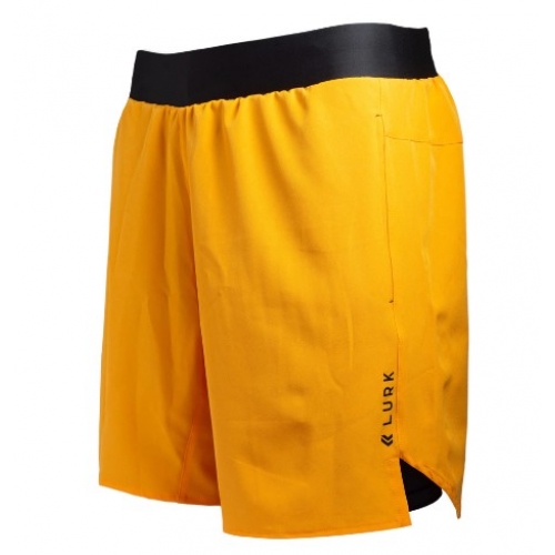 SHORTS CURTO LYCRA 2X1 AMARELO