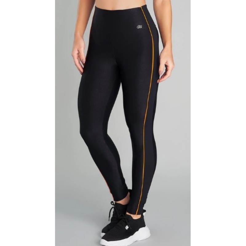 LEGGING GLOW RISO PRETO