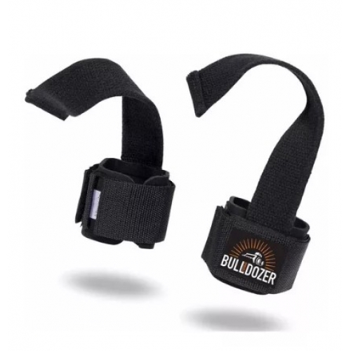 STRAP PAR BULLDOZER PRETO COM VELCRO 40MM