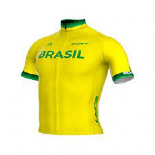 CAMISA JERSEY BRASIL AMARELA