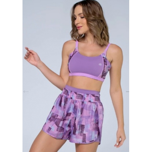 SHORTS SOBREPOSTO SWEET LILIAC