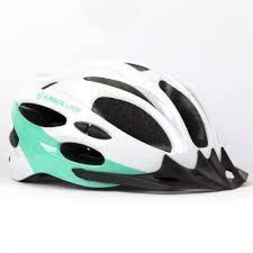 CAPACETE ABSOLUTE BRANCO/VERDE AGUA