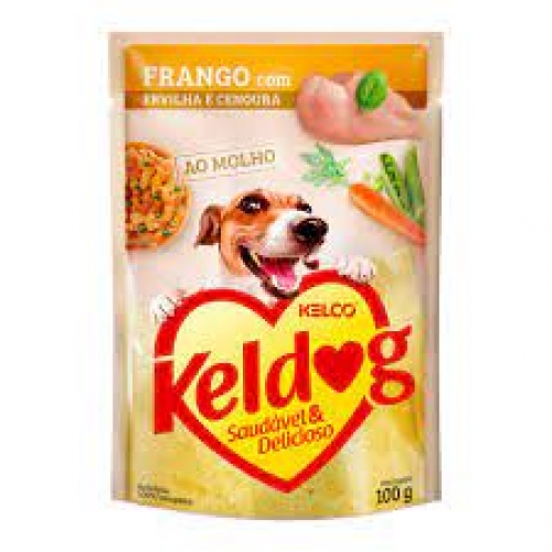 KELDOG AO MOLHO FRANGO COM ERVILHA E CENOURA