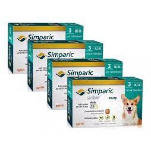 SIMPARIC 40MG 10,1/20 KG CAIXA COM 3 UNI.