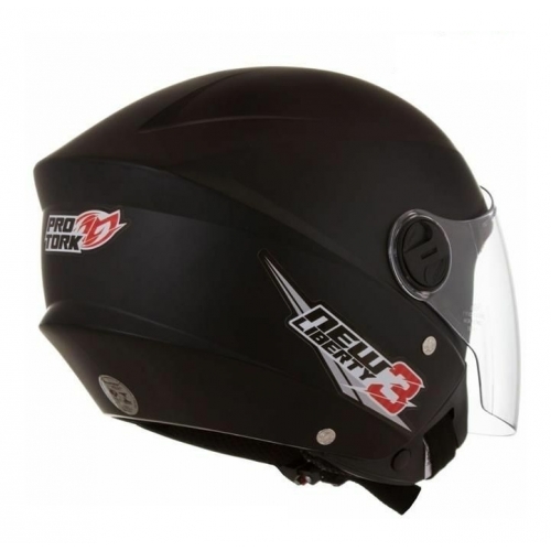 CAPACETE NEW LIBERTY THREE PRETO 58