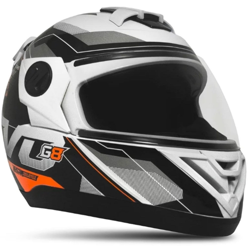 CAPACETE EVOLUTION 788 G8 EVO BRANCO BRILHANTE 60