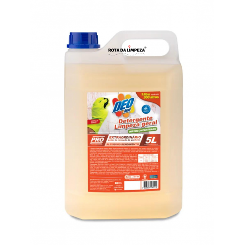 DETERGENTE NEUTRO 5L HIPERCONCENTRADO 1:300 DEOLINE