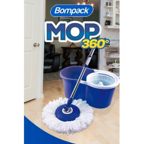 MOP BOMPACK 360 LIMPEZA FACIL - AZUL