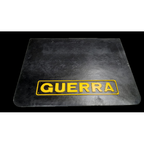 PLACA DE BORRACHA GUERRA 52x70 logo amarela