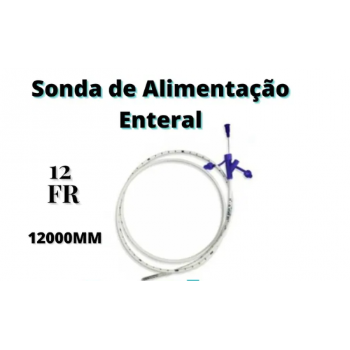 SONDA NUTRICAO ENTERAL 12FRX1200MM GVFLEX