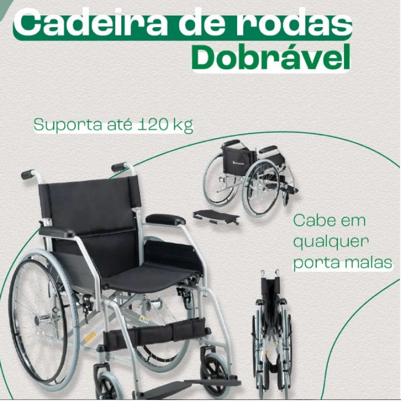 CADEIRA DE RODAS D400 T44 DELLAMED