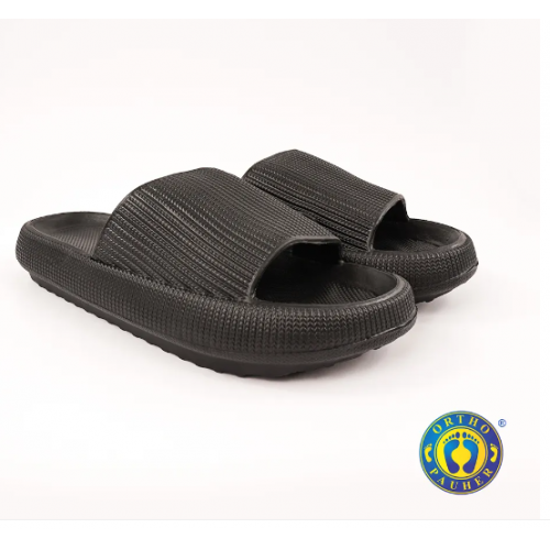 SANDALIA FLY FEET NUVEM 34/35 AC049 PRETO ORTHOPAUHER