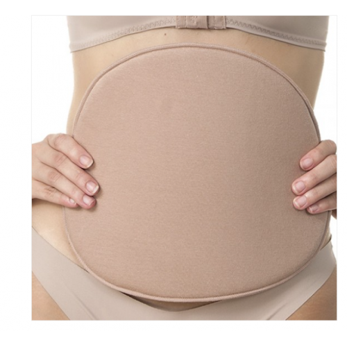 PLACA DE CONTENCAO PARA REGIAO ABDOMINAL OVAL BEGE M