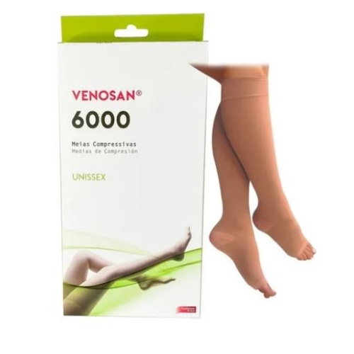 MEIA PANTURRILHA 6000 20-30  BEGE VENOSAN