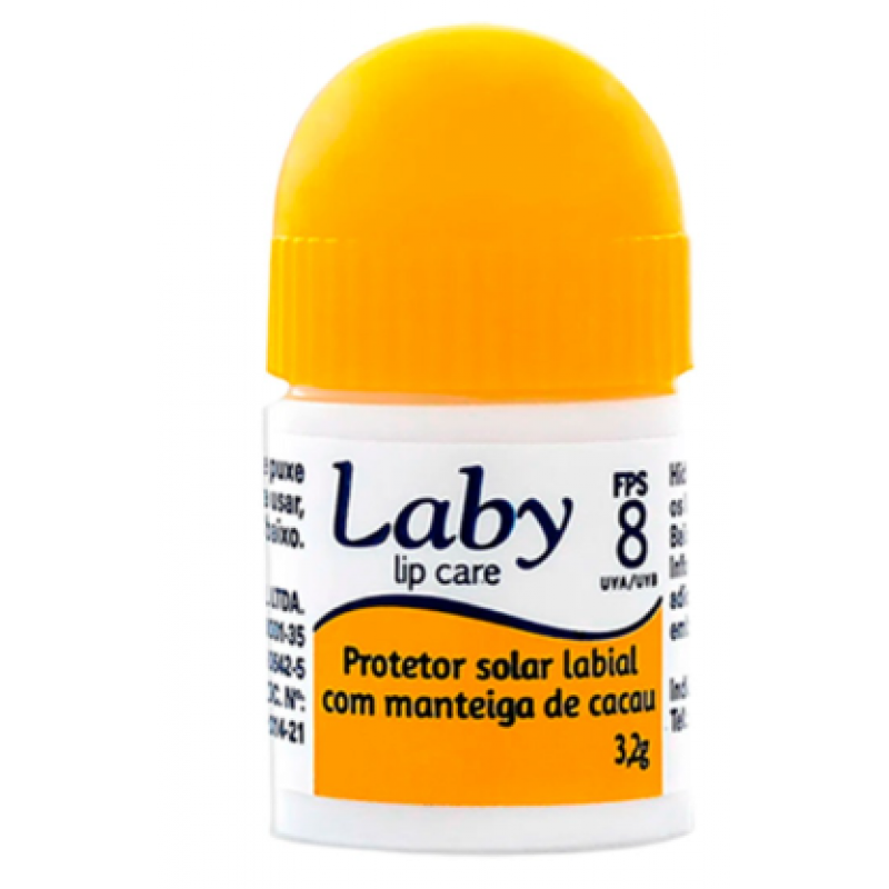 PROTETOR LABIAL SOLAR E MANTEIGA DE CACAU LABY BRAVIR