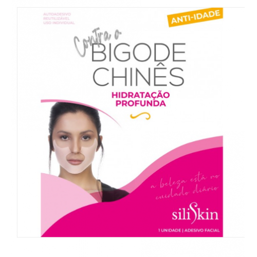 ADESIVO SILICONE EM GEL BIGODE CHINES 1UND