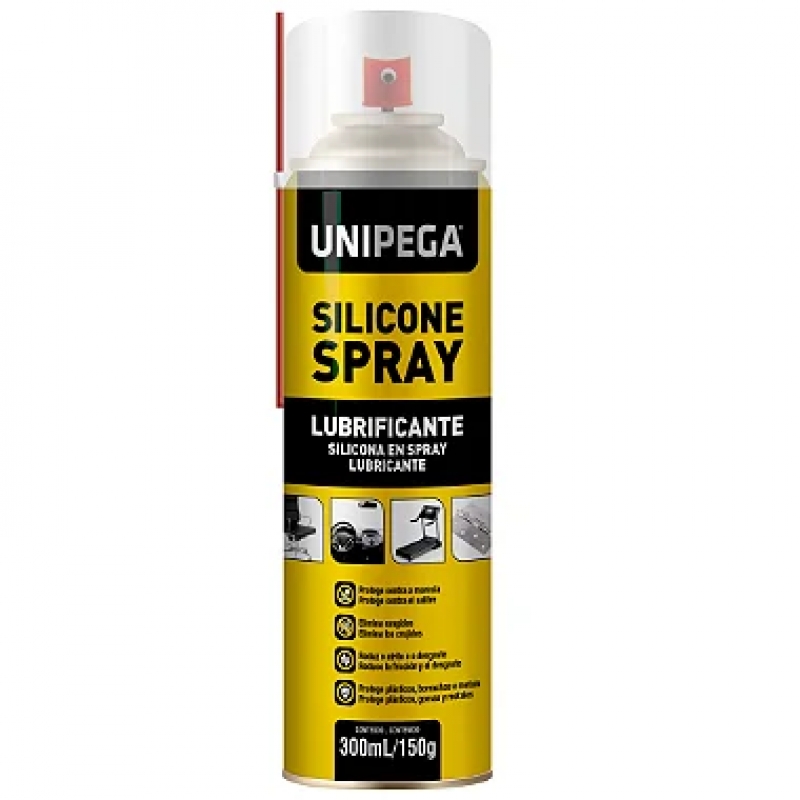 SILICONE SPRAY LUBRIFICANTE 300ML/150G - UNIPEGA