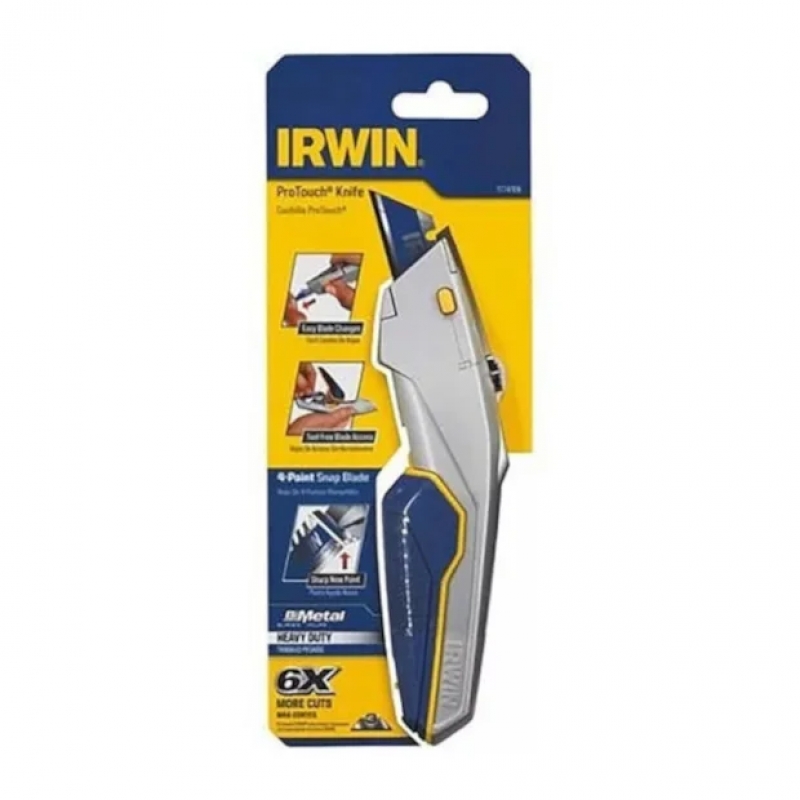 ESTILETE TRAPEZOIDAL RETRÁTIL PRO TOUCH 18MM - IRWIN