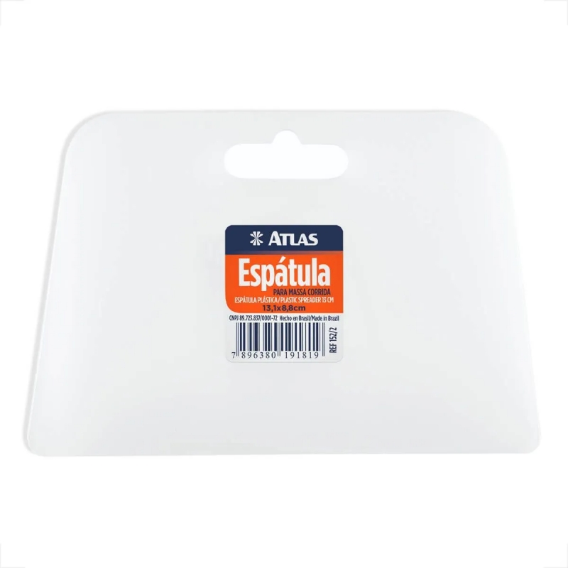 ESPATULA APLICAR MASSA FLEXIVEL 13,1X8,8CM ATLAS 152/2 BLIST